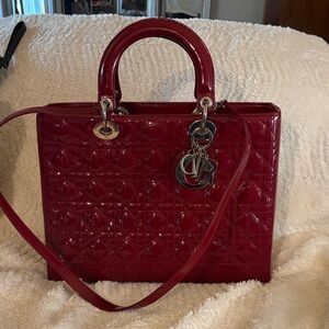 Christian Dior Red Handbag